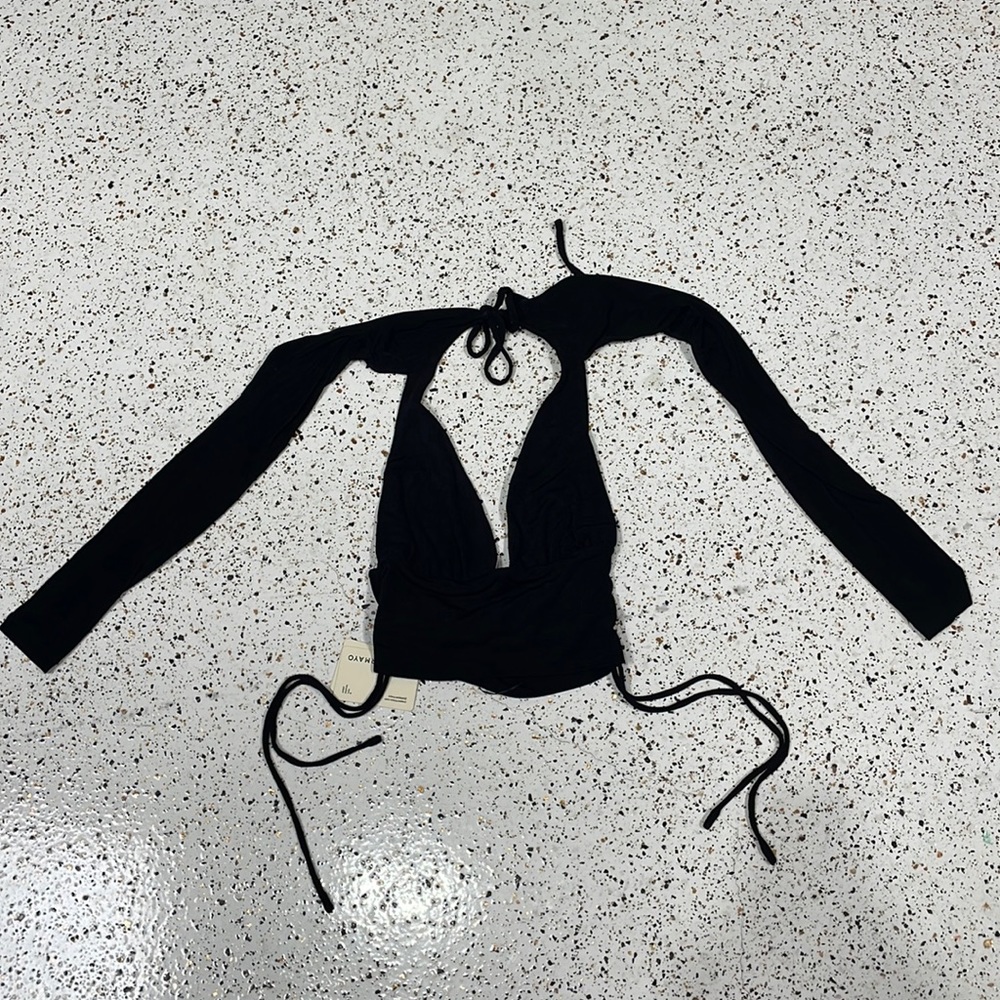 Til the Dawn Crop Top Pepper Mayo